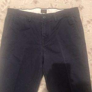 Navy J Crew chino pants